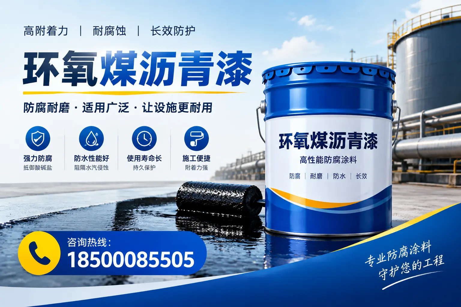 环氧煤沥青漆与其他涂料的对比分析,助力临夏企业决策